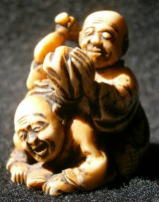 Game of tag? netsuke EDO peirod