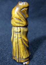 AKAEBISU-DOU TANAGOKORO "Fox priest"netsuke EDO period,FOR SALE