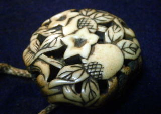 ryusa manjyu netsuke egg plant EDO ERA 2