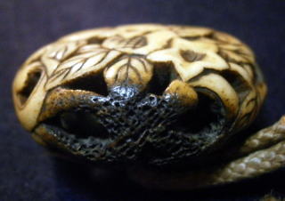 ryusa manjyu netsuke egg plant EDO ERA 5