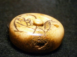 AKAEBISU-DOU MANJYU NETSUKE 